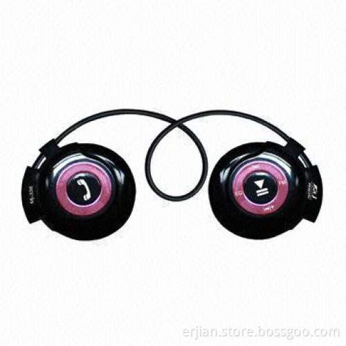 Sports MP3 Neckband Wireless Bluetooth Headset, Earphone for Smartphones/iPhone, 3.7V Voltage